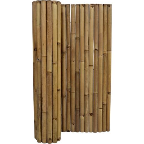 Sichtschutz aus Bambus - Rollzaun XL NATURE (BxH) 180 cm x 200 cm, Bambuszaun, Zaun, Gartenzaun