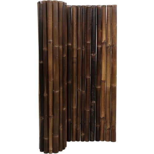 Sichtschutz aus Bambus - Rollzaun XL NIGRA (BxH) 180 cm x 200 cm