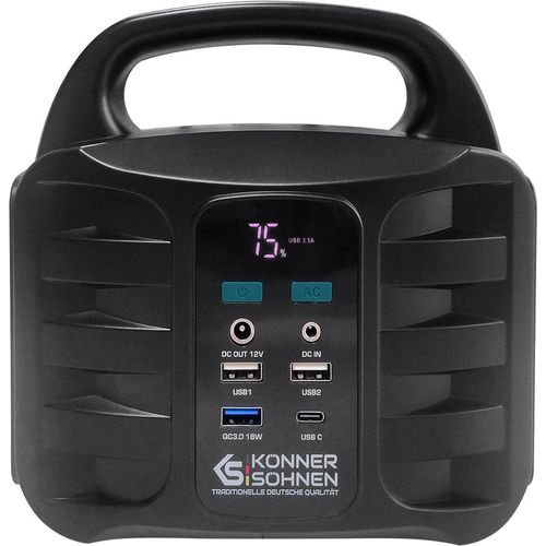 Powerstation KS 100PS Tragbare Notstromversorgung mobil Powerbank 150 W