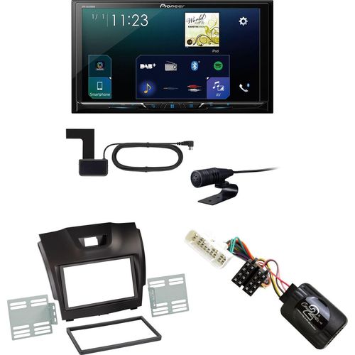Pioneer SPH-DA230DAB CarPlay Android Auto USB MP3 Einbauset für Isuzu D-Max 2