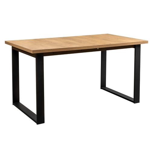 Venedig Klapptisch modern Metall Beine 150/230x80 Craft Eiche