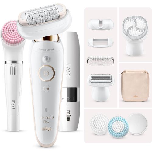 Braun Silk-épil 9 Flex 9-105 – Epilierer mit flexiblem Kopf zur einfacheren Haarentfernung
