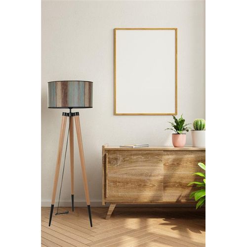 Opviq, 8579- 8579LUN, Eiche, Stehlampen, Hornbeam -Körper