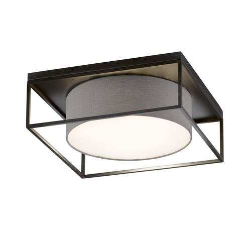 Honsel Deckenlampe Carre Grau 60x60cm