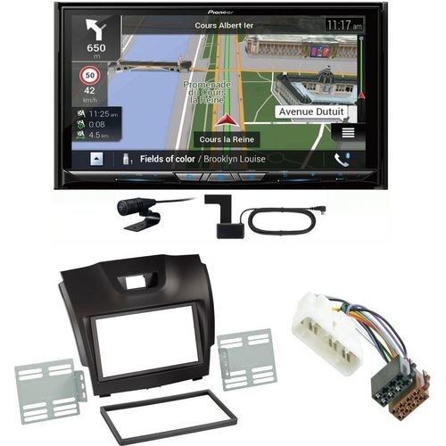 Pioneer AVIC-Z930DAB USB Navigation Bluetooth DAB+ Einbauset für Isuzu D-Max 2