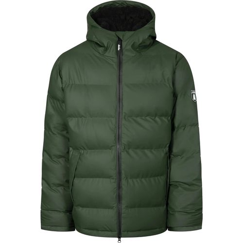 derbe Herren Winterjacke Interholm Cozy Kombu Green Black dunkelgrün schwarz - M