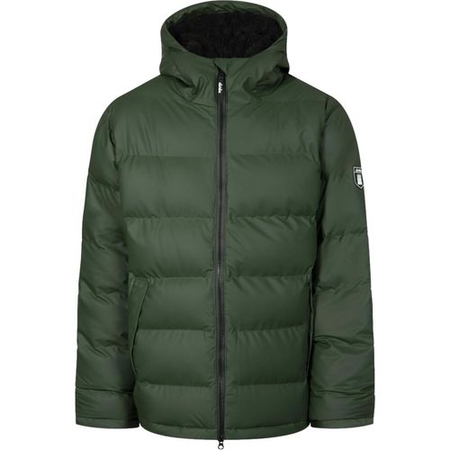 derbe Herren Winterjacke Interholm Cozy Kombu Green Black dunkelgrün schwarz - L