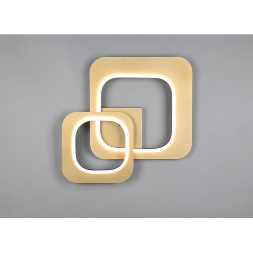 LED Deckenleuchte Schwarz Gold