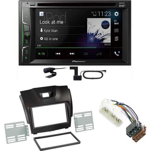 Pioneer AVH-A3200DAB USB Digitalradio Bluetooth DAB+ Einbauset für Isuzu D-Max 2