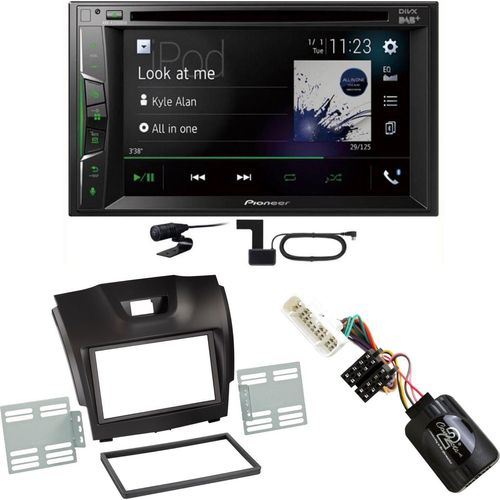 Pioneer AVH-A3200DAB USB Digitalradio Bluetooth DAB+ Einbauset für Isuzu D-Max 2
