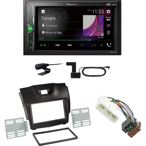 Pioneer DMH-A3300DAB USB Digitalradio Bluetooth DAB+ Einbauset für Isuzu D-Max 2