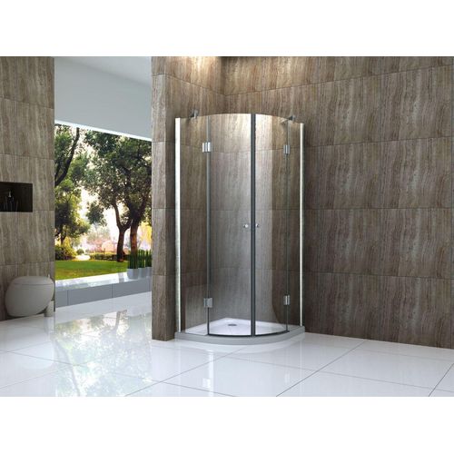Duschkabine RINCON 90 x 90 cm ohne Duschtasse