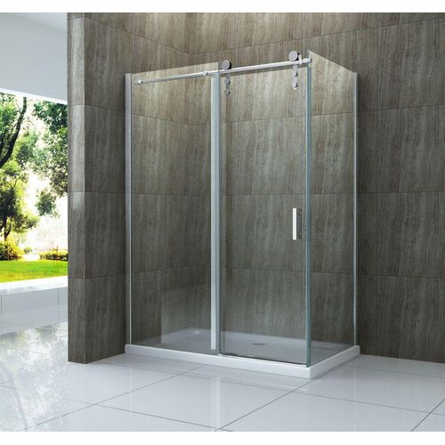 Duschkabine HURGO 150 x 90 x 195 cm ohne Duschtasse