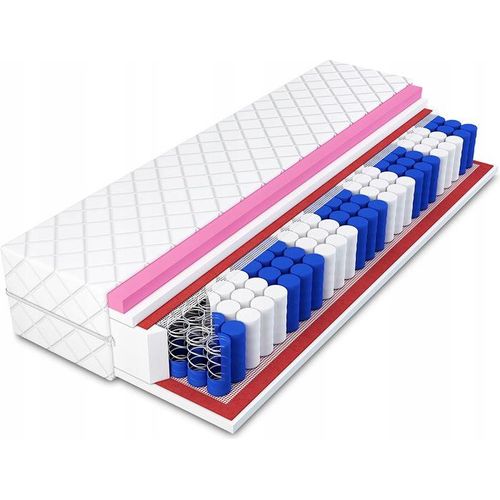 Matratze 120x200 cm | Matratze H2/H3 | Weiche Matratze | Mittelhart Matratze | Bett Matratze | Taschenfederkern | Taschenfederkernmatratze | Federkernmatratzen | Matratze Komfort | mit Visko-Elastischem Schaum | Doppelseitige Matratze | mit 9 Zonen | Höhe 19 cm | Max Modell | Erstklassige Qualität