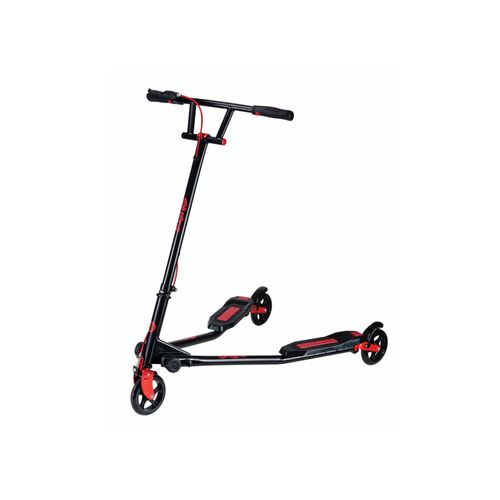 TPFSports Stuntscooter Wiggler schwarz - Stunt Roller - Schwingroller - Faltroller - Stunt-Roller ab 5 Jahren