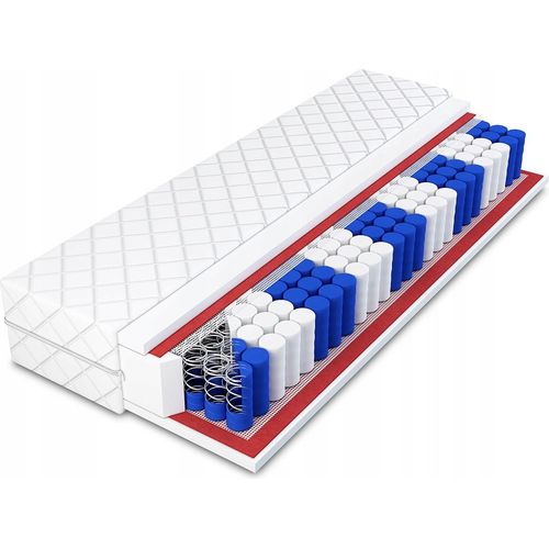 Matratze 120x200 cm | Matratze H3 | Mittelhart Matratze | Bett Matratze | Taschenfederkern | Taschenfederkernmatratze | Federkernmatratzen | Matratze Komfort | mit 9 Zonen | mit Coconut | Höhe 17 cm | Marocco Modell | Erstklassige Qualität