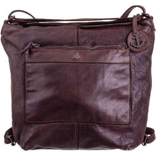 Harbour 2nd Cayenne Umhängetasche und Rucksack in einem darkbrown