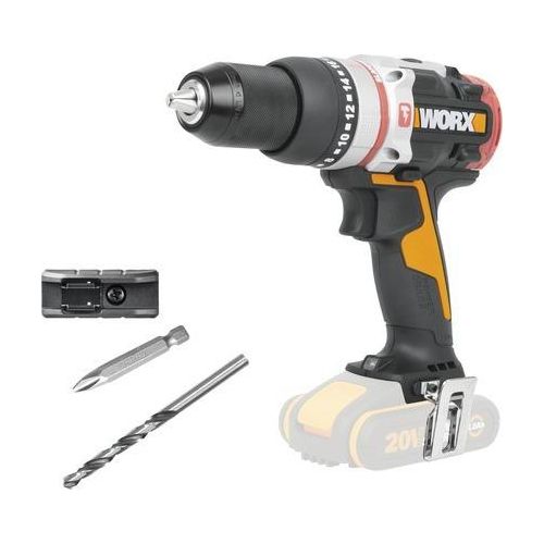 Akku-Schlagbohrschrauber WORX Nitro 20V Slammerdrill 60Nm WX354.9, Brushless Motor, ohne Akku und Ladegerät