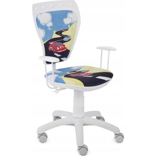 Kinder Schreibtischstuhl 55x97cm Bürostuhl Drehstuhl Jugendstuhl Drehsessel; Autos