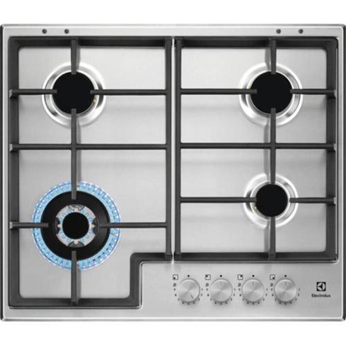 Electrolux EGS64362X Einbau-Gaskochfeld, 4 Brenner, Edelstahl