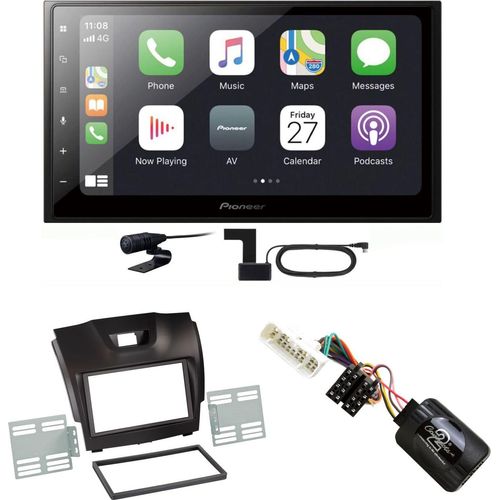 Pioneer SPH-DA250DAB CarPlay Android Auto Bluetooth Einbauset für Isuzu D-Max 2