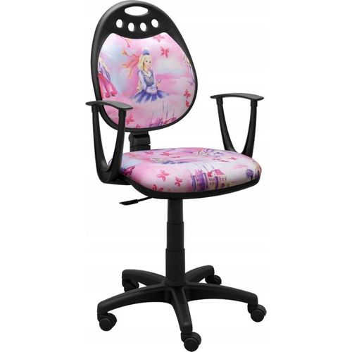 Kinder Schreibtischstuhl 60x105cm Bürostuhl Drehstuhl Jugendstuhl Drehsessel; Prinzessin 3