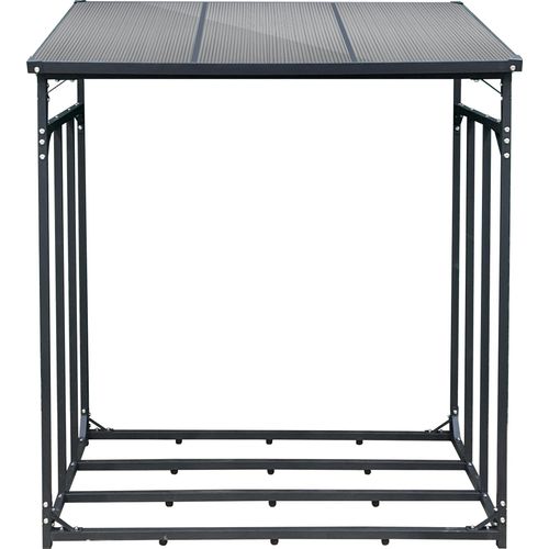 SCHMIDT security tools Brennholzregal 143x70x145cm Stahl Kaminholzregal