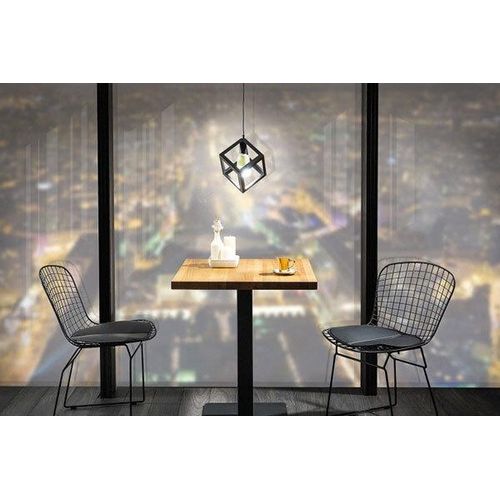 Bistrotisch Bartisch Puro 80x80x76cm Eiche schwarz
