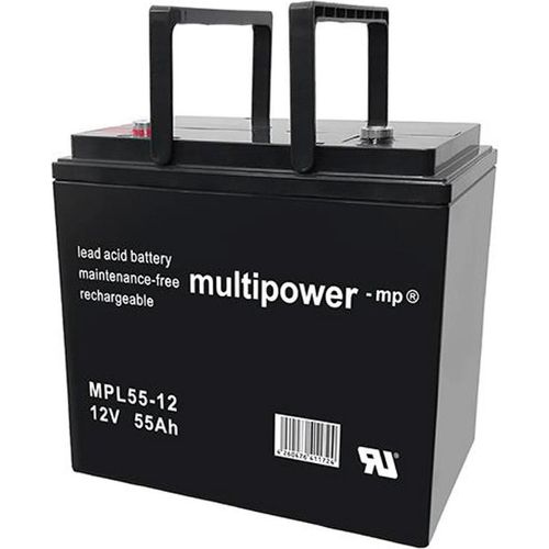 Multipower Blei-Akku MPL55-12 Pb 12V / 55Ah 10-Jahresbatterie