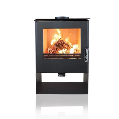 Kaminofen modern model Kara, Energieeffizienz A 80.20%, 7.5 kW, 510 x 500 x 776 mm