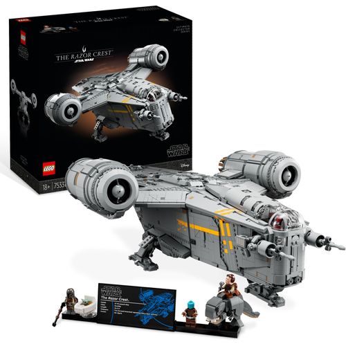 LEGO 75331 Star Wars The Razor Crest, Ultimate Collectors Series Set, Raumschiff Modellbausatz für Erwachsene, großes Der Mandalorianer Sammlerstück