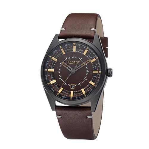 Regent Herren Uhr Leder braun BA-765