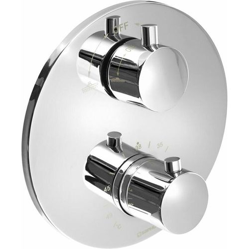 Thermostat-Unterputz Duscharmatur, inkl. Grundkörper, 2 Wege, Chrom
