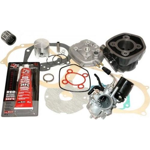 70cc Sport Zylinder KIT Kopf VERGASER 17,5mm für Aprilia Area 51 Gulliver 2T 50 Zylinderkit Zylinderkit Zylinderkit