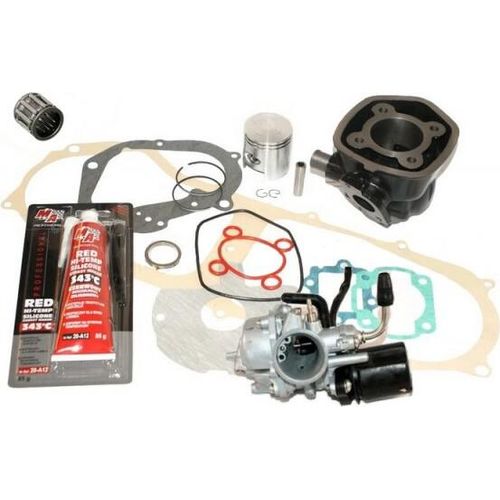 70cc Racing Zylinder KIT VERGASER 17,5mm Set für Aprilia Area 51 Gulliver 50 Zylinderkit