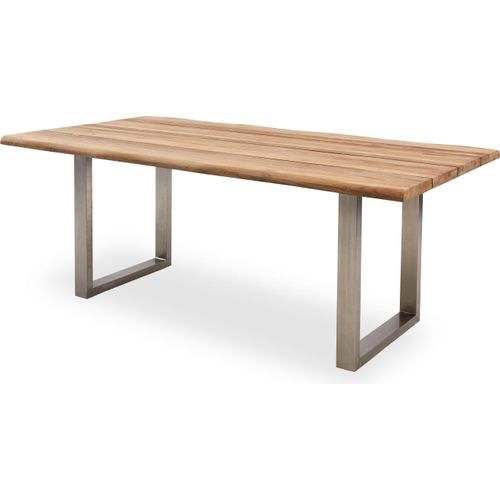 Gartentisch Outdoor BHT 200x76x100 cm braun Outdoortisch Balkontisch