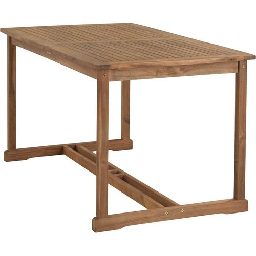 Gartentisch - Akazienholz massiv geölt - 140 x 80 cm