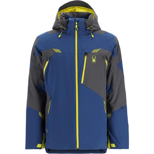 Spyder Leader Herren Skijacke Winterjacke abyss citron 221026 : S Grösse - Bekleidung: S