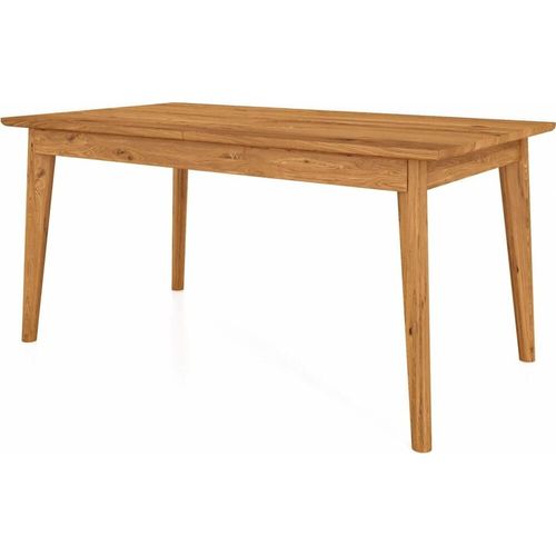 Esstisch Gerg aus Wildeiche massiv 90x200x77 mit 2 Verlängerungen auf 290 cm