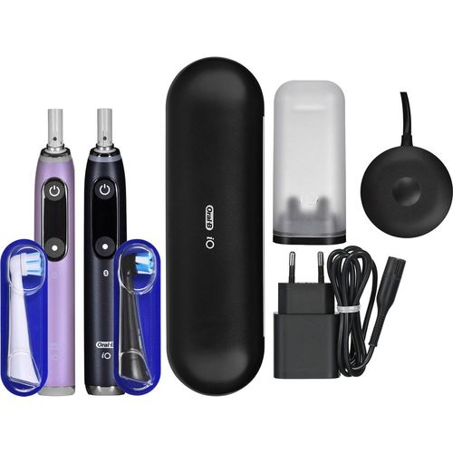 Oral-B | Electric Toothbrush | iO 9 Series Duo | Rechargeable | For adults | Number of brush heads included 2 | Number of teeth brushing modes 7 | Black Onyx/Rose