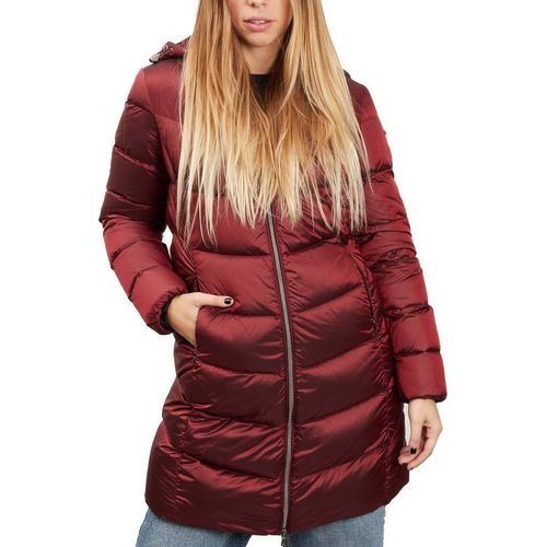 GEOX W ADRYA LONG JKT Burgunder