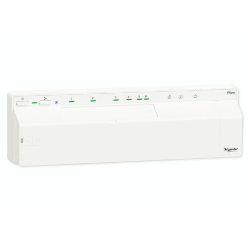 Schneider Electric Wiser Verteilerleiste Fu.Heizen/Kühlen 24V CCTFR6620 (CCTFR6620)