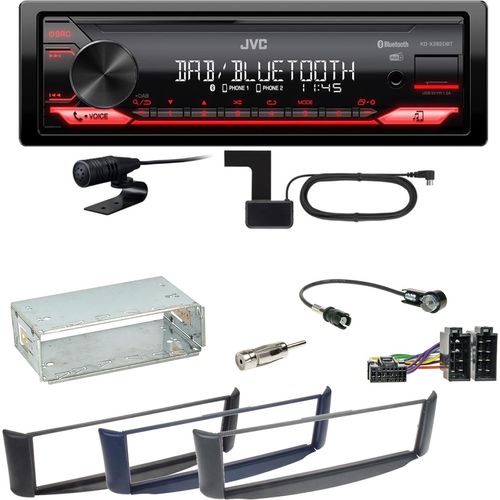 JVC KD-X282DBT Bluetooth Digitalradio USB Einbauset Smart ForTwo 450