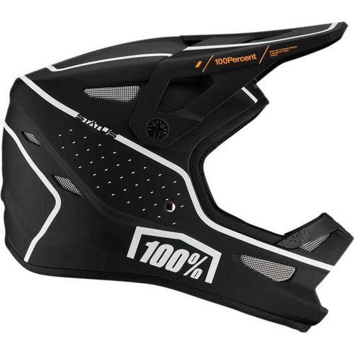 100% Status helmet XXL Dreamflow Black - leichter Fullface-Helm mit Top-Schut....