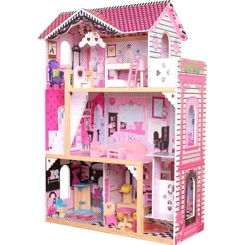 Puppenhaus aus Holz 82 x 33 x 118 cm