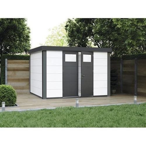 Gartenhaus Classico 3330 inkl. Regenrinne 348 x 318 cm weiß