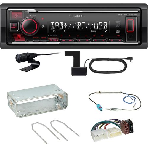 Kenwood KMM-BT408DAB Bluetooth Digitalradio Einbauset für Mercedes Citan W415