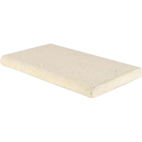 Pool Beckenrandstein Set oval 350 x 700 cm flach sand