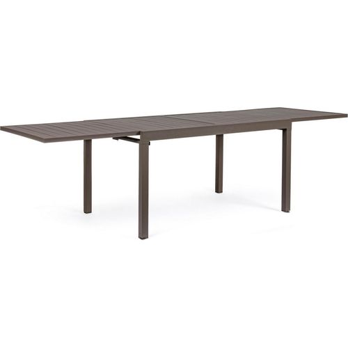 Tisch Pelagius 135-270 x 90 x 75 cm Aluminium Braun