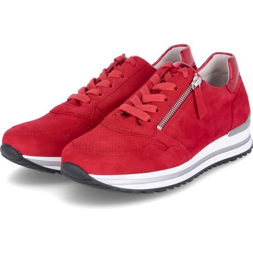 Gabor (0) Sportliche Schnürschuhe KAPSEL-KOLL Damen 31343337383435 Rot 40 EU